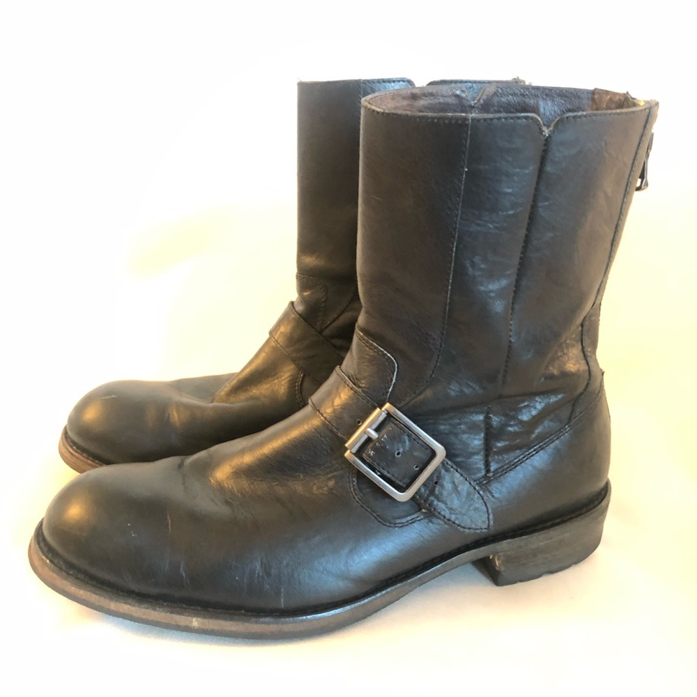 John Varvatos Lincoln Moto Boot Biker Boot